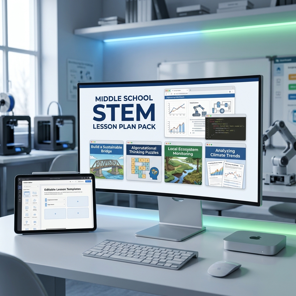 Middle School STEM Lesson Plan Pack - Image 3